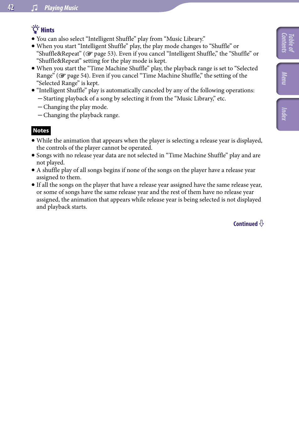Sony NWZ-S738FBNC User Manual | Page 42 / 166
