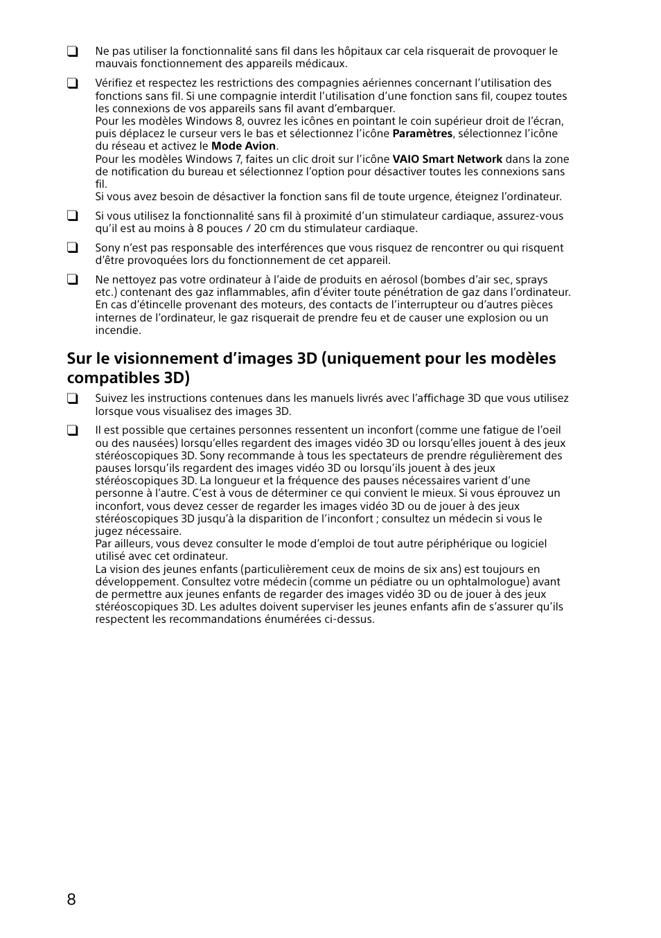 Sony SVF14218CXW User Manual | Page 8 / 32