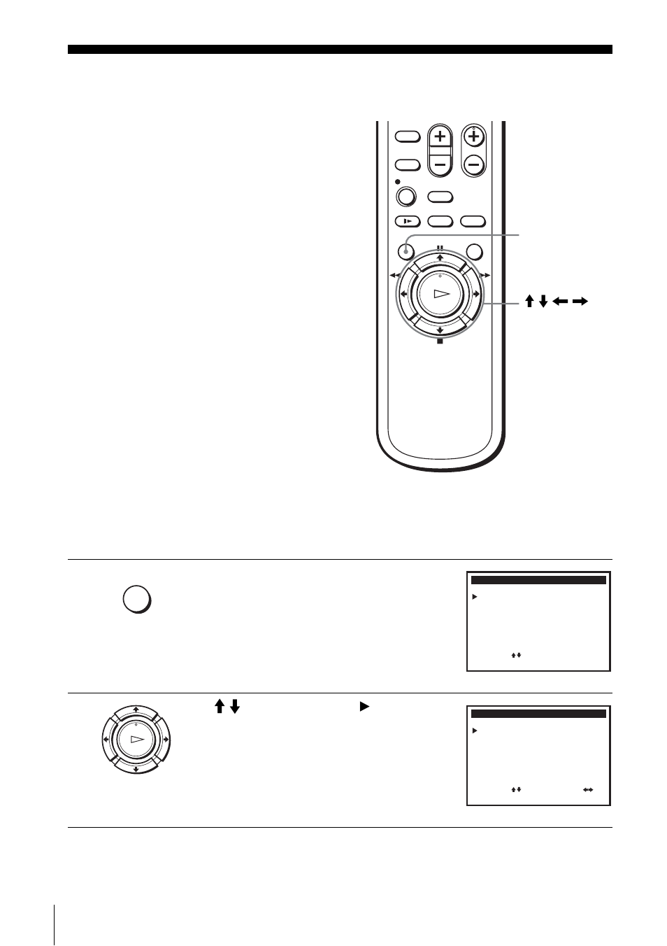 Step6: presetting channels, 24 step, Step 6 : presetting channels | Presetting all receivable channels automatically, Press menu | Sony SLV-N750 User Manual | Page 24 / 64