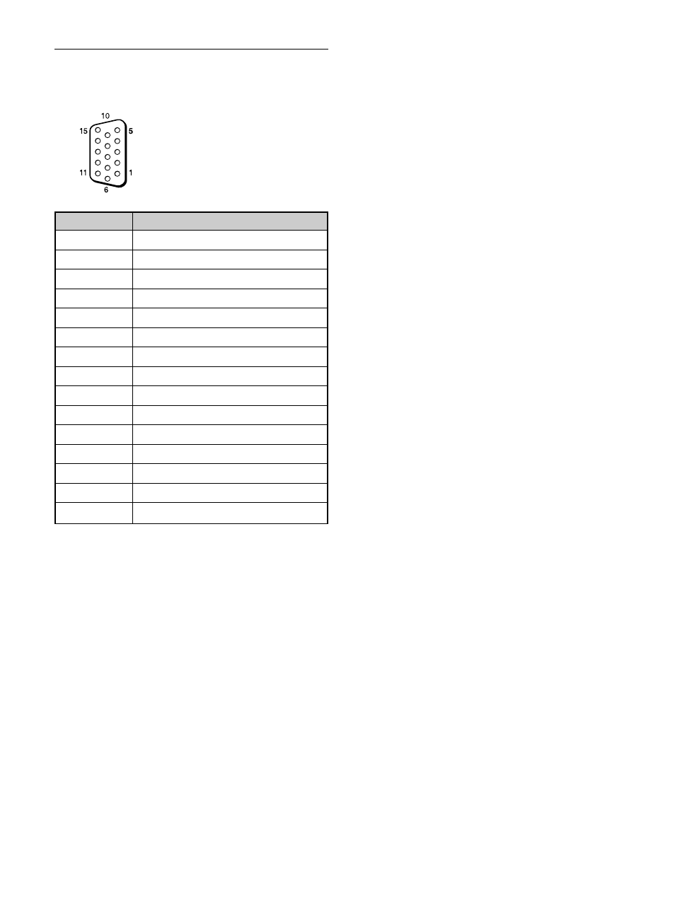 Attribution des broches | Sony PFM-50C1 User Manual | Page 156 / 364