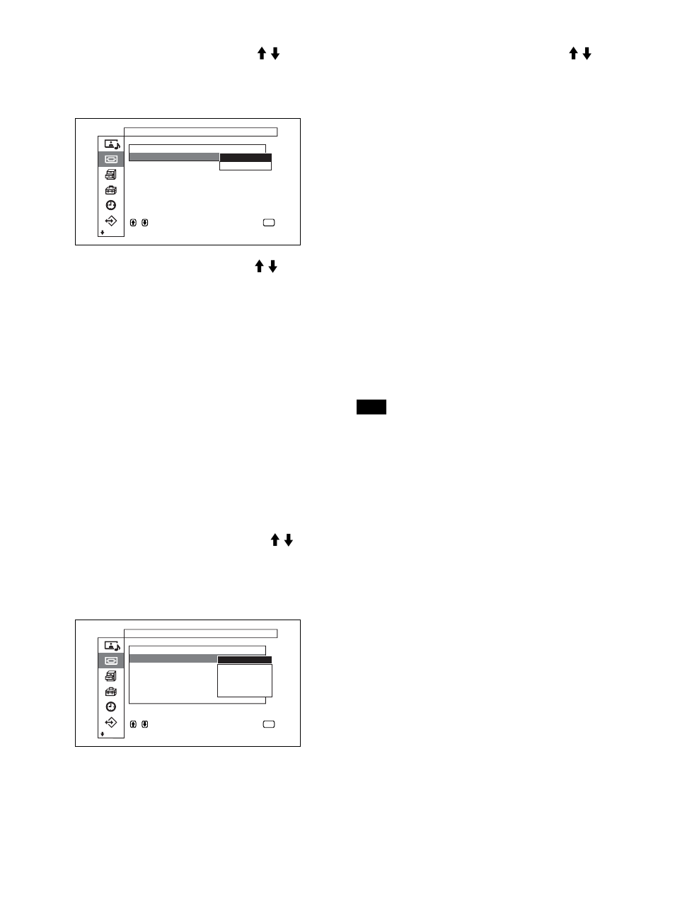 Impostazione del modo ampio | Sony PFM-50C1 User Manual | Page 296 / 364