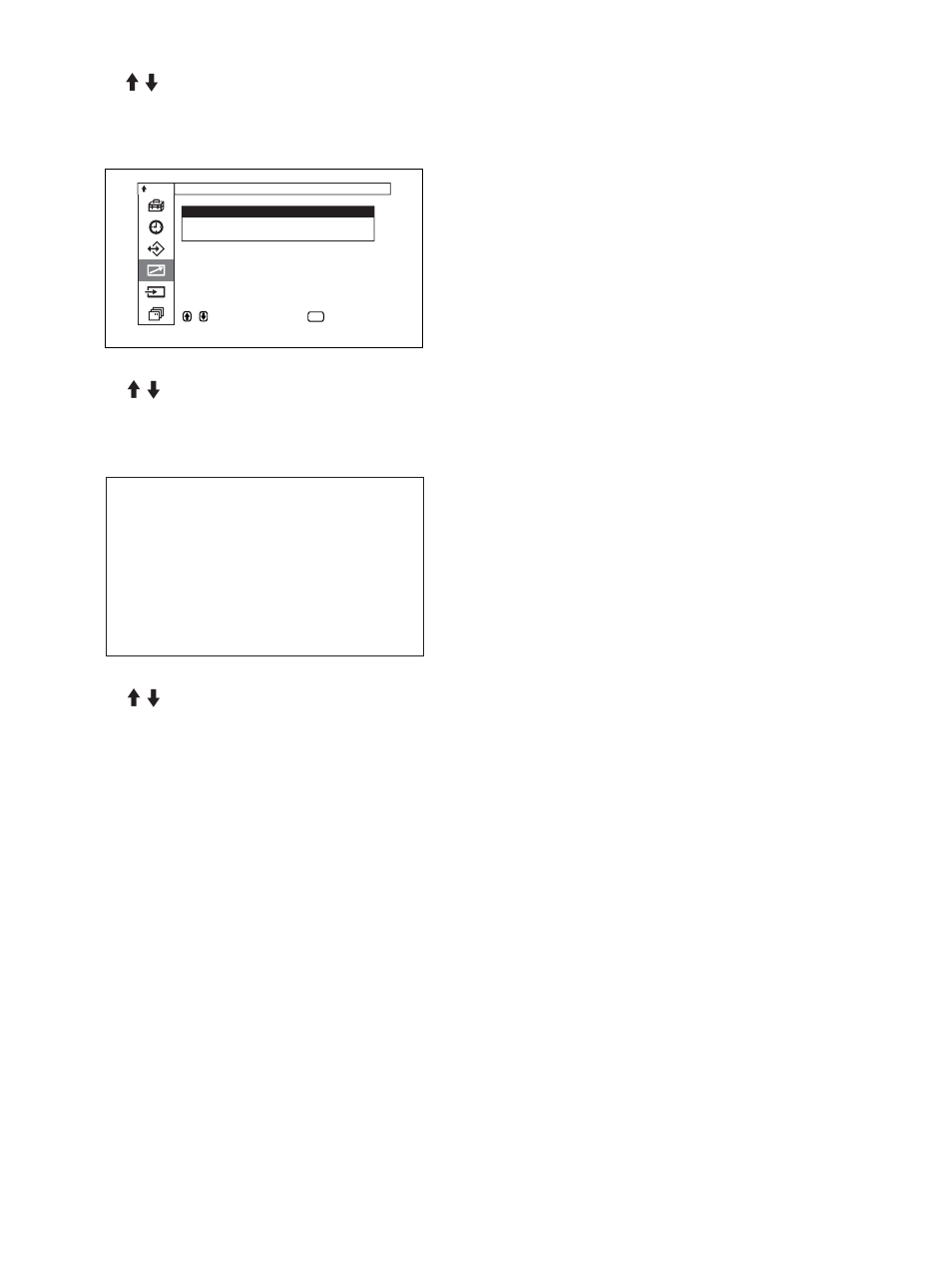 用 m/m 键选择索引号码并按 enter 键。 菜单恢复到 remote（遥控）菜单 | Sony PFM-50C1 User Manual | Page 360 / 364