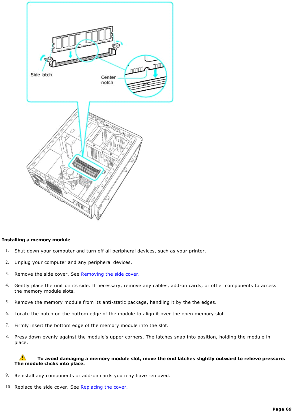 Sony VGC-RB58G User Manual | Page 69 / 131