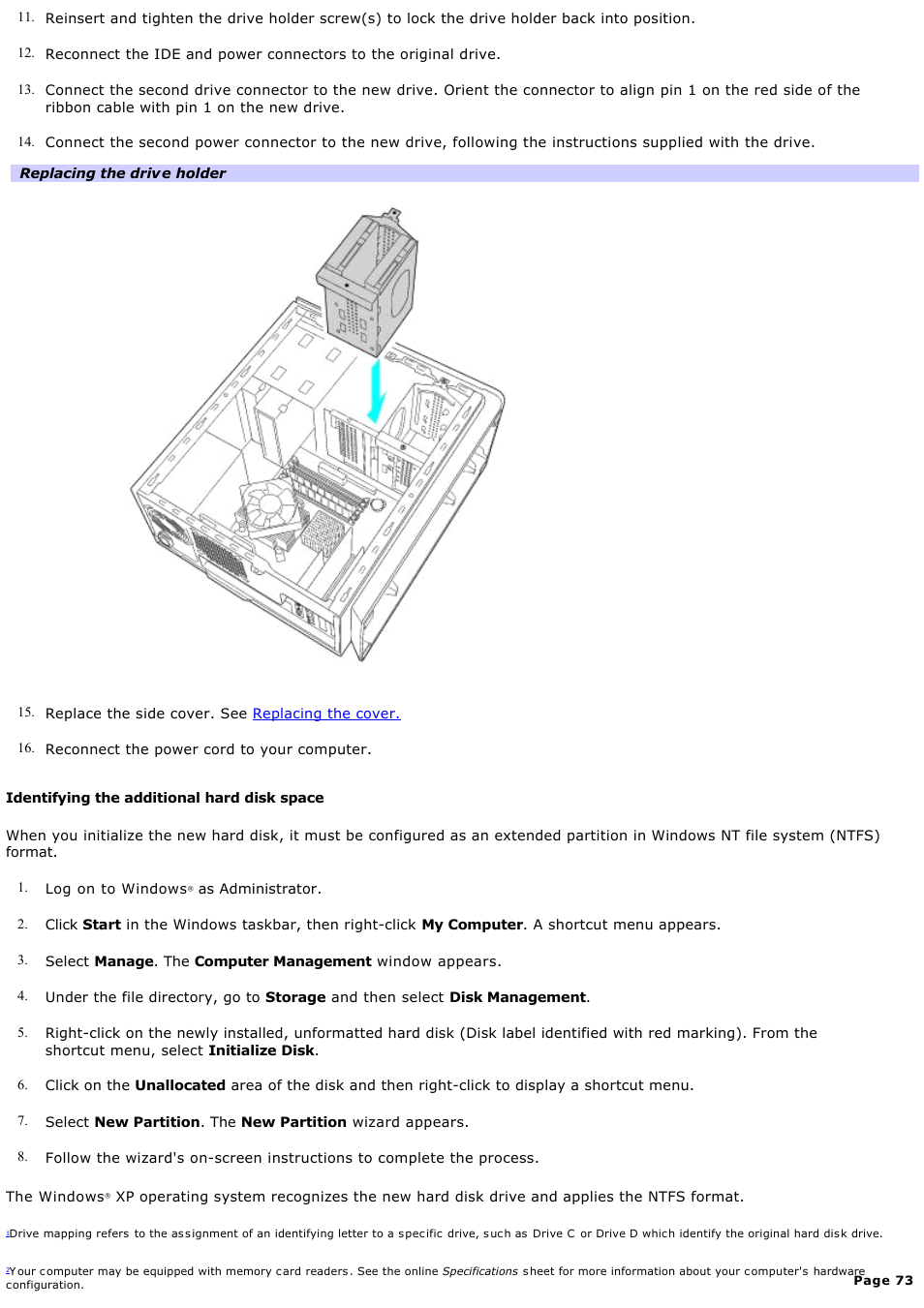 Sony VGC-RB58G User Manual | Page 73 / 131