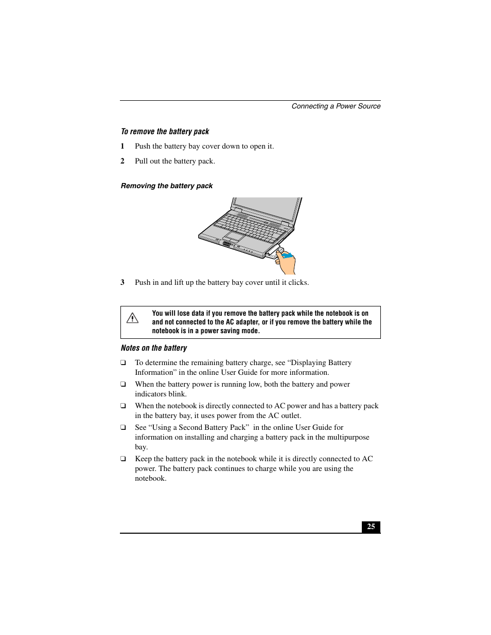 Sony PCG-GR290 User Manual | Page 25 / 84