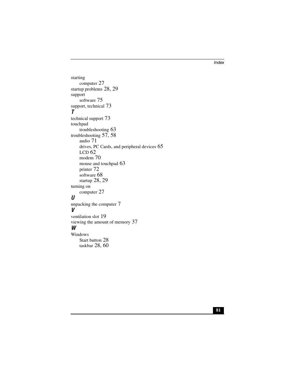 Sony PCG-GR290 User Manual | Page 81 / 84