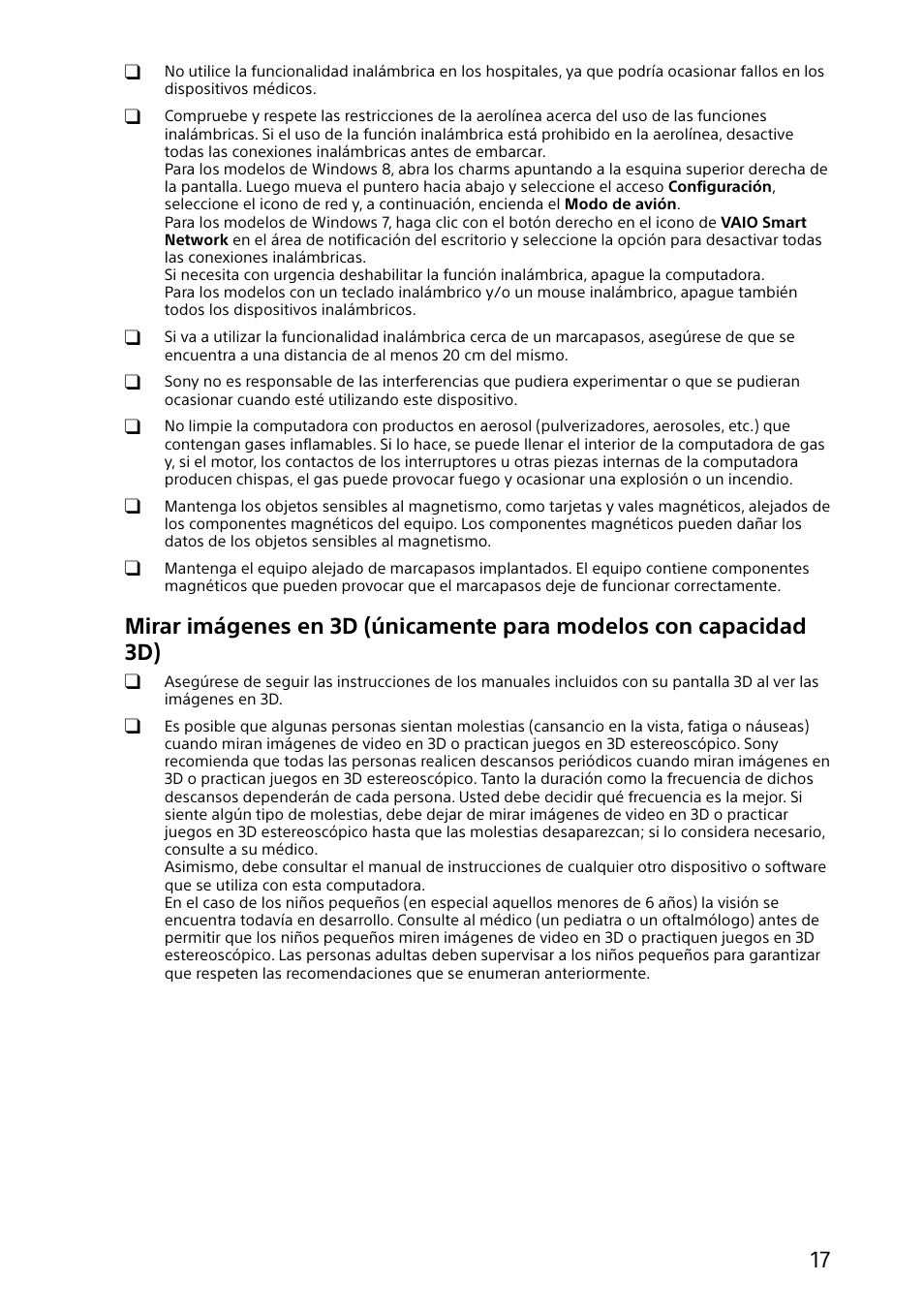 Sony SVF14N13CXS User Manual | Page 17 / 28