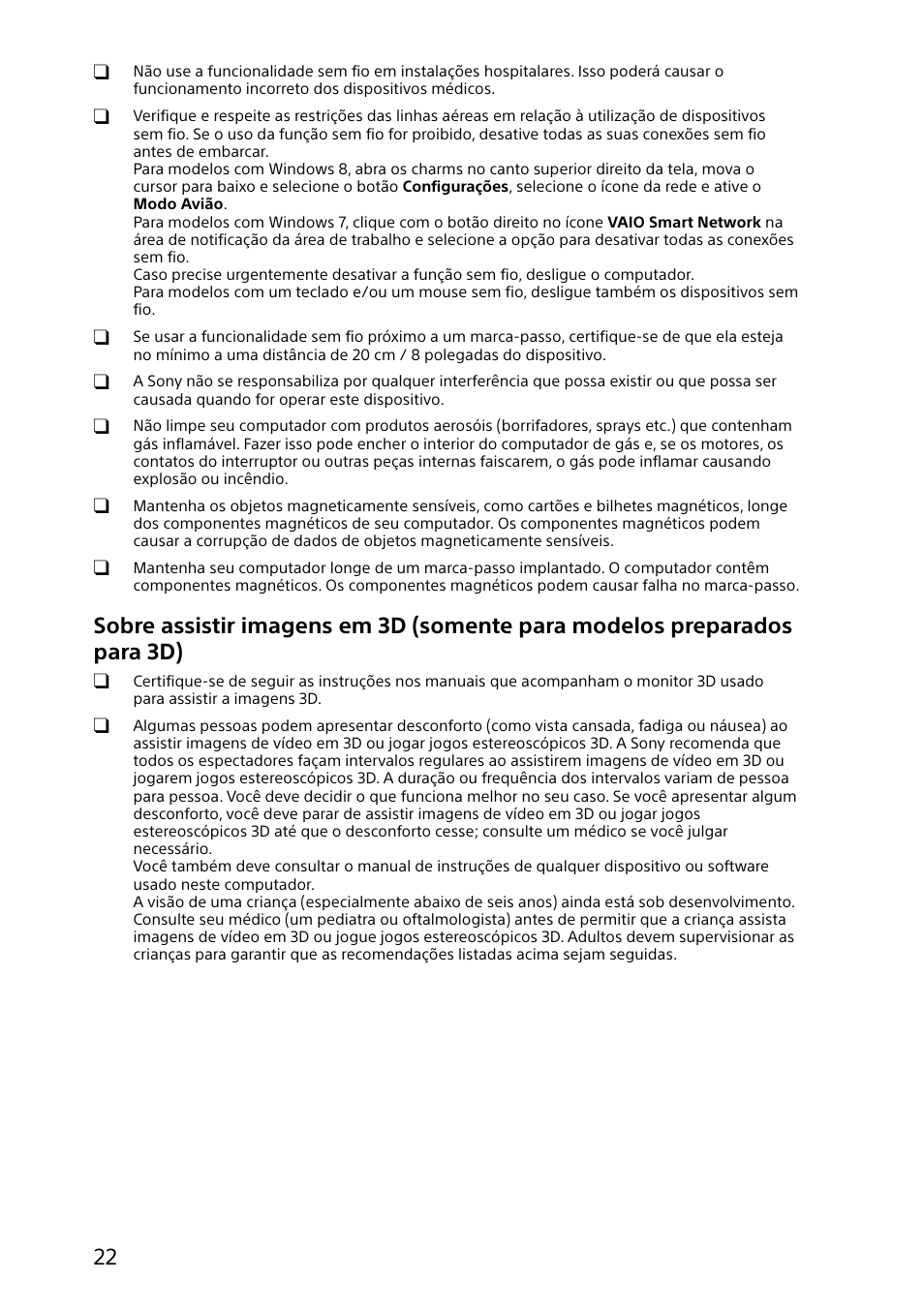 Sony SVF14N13CXS User Manual | Page 22 / 28