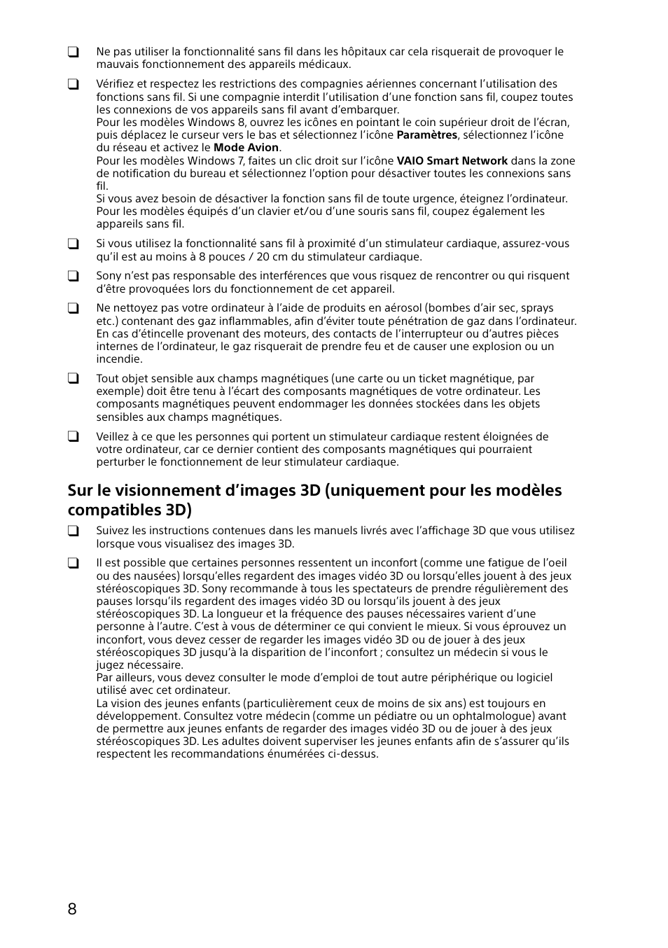 Sony SVF14N13CXS User Manual | Page 8 / 28