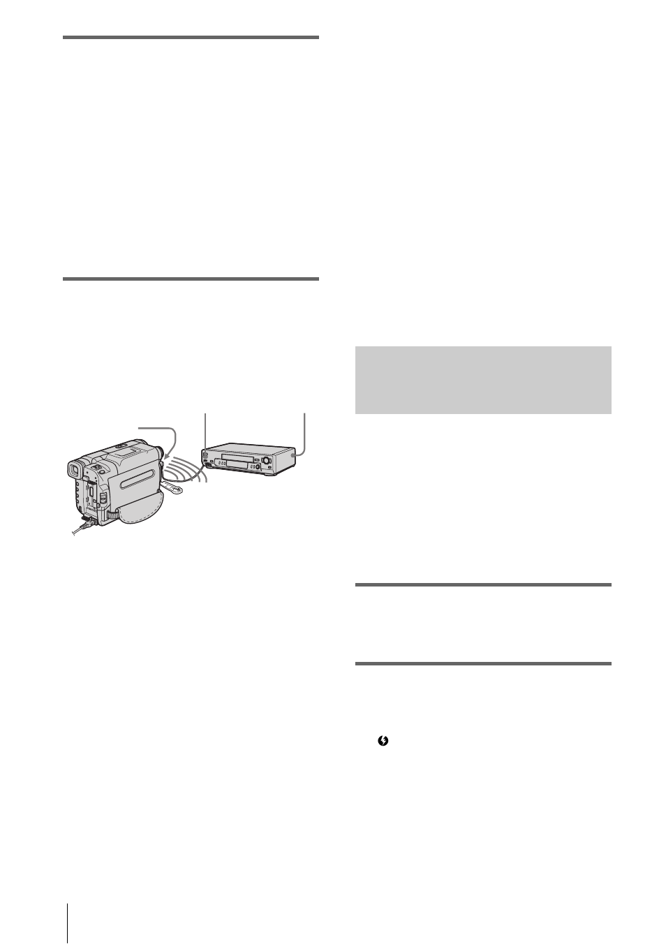 Step 2: adjusting the synchronization of the vcr | Sony CCD-TRV328 User Manual | Page 70 / 100
