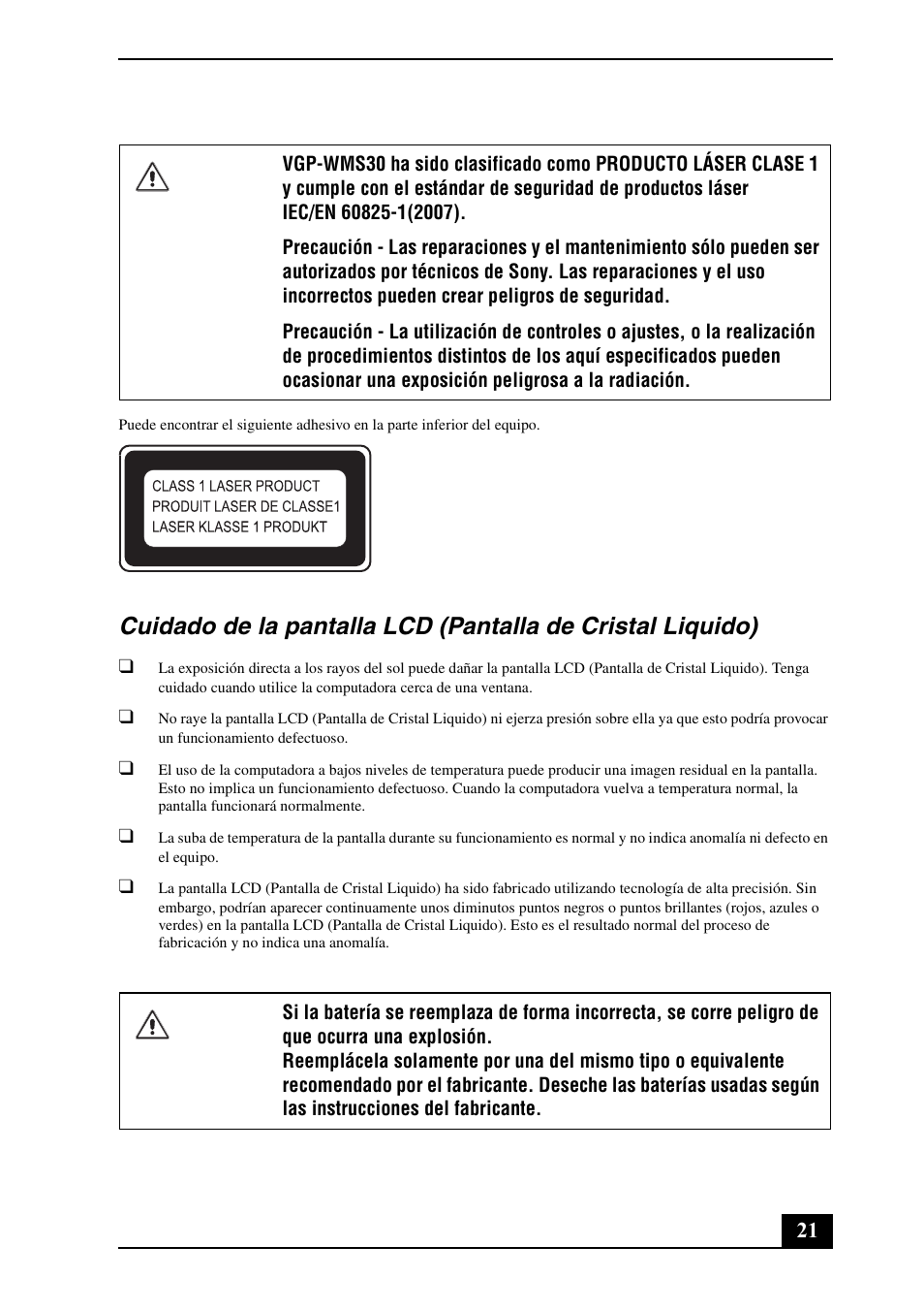 Sony VPCL223FX User Manual | Page 21 / 32