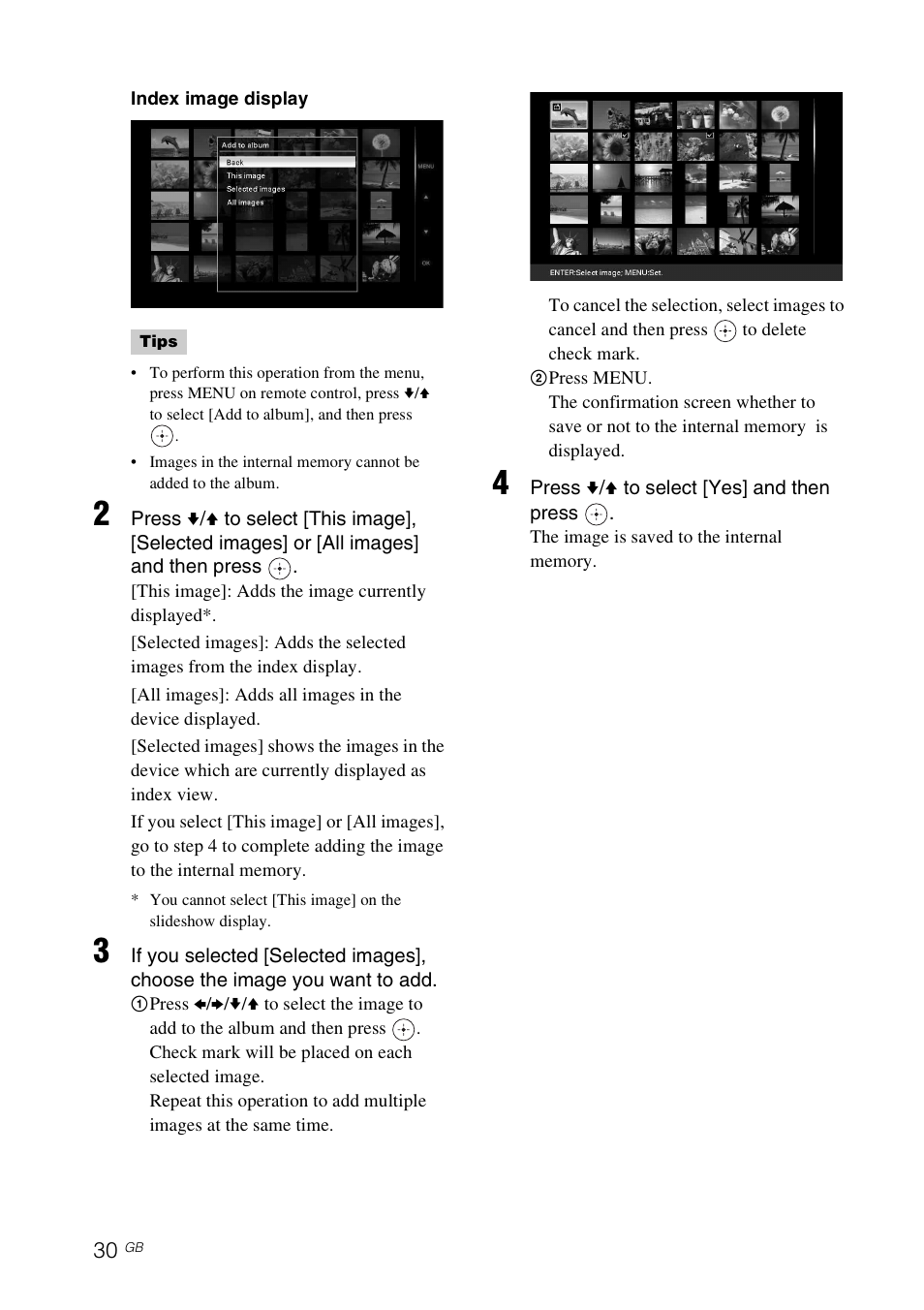 Sony DPF-V900 User Manual | Page 30 / 56