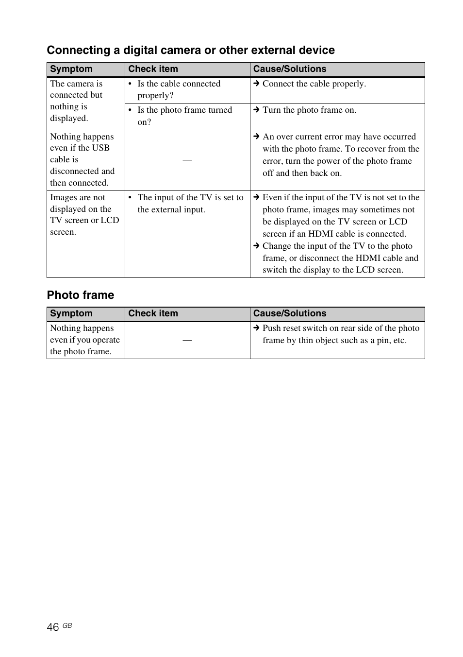 Sony DPF-V900 User Manual | Page 46 / 56