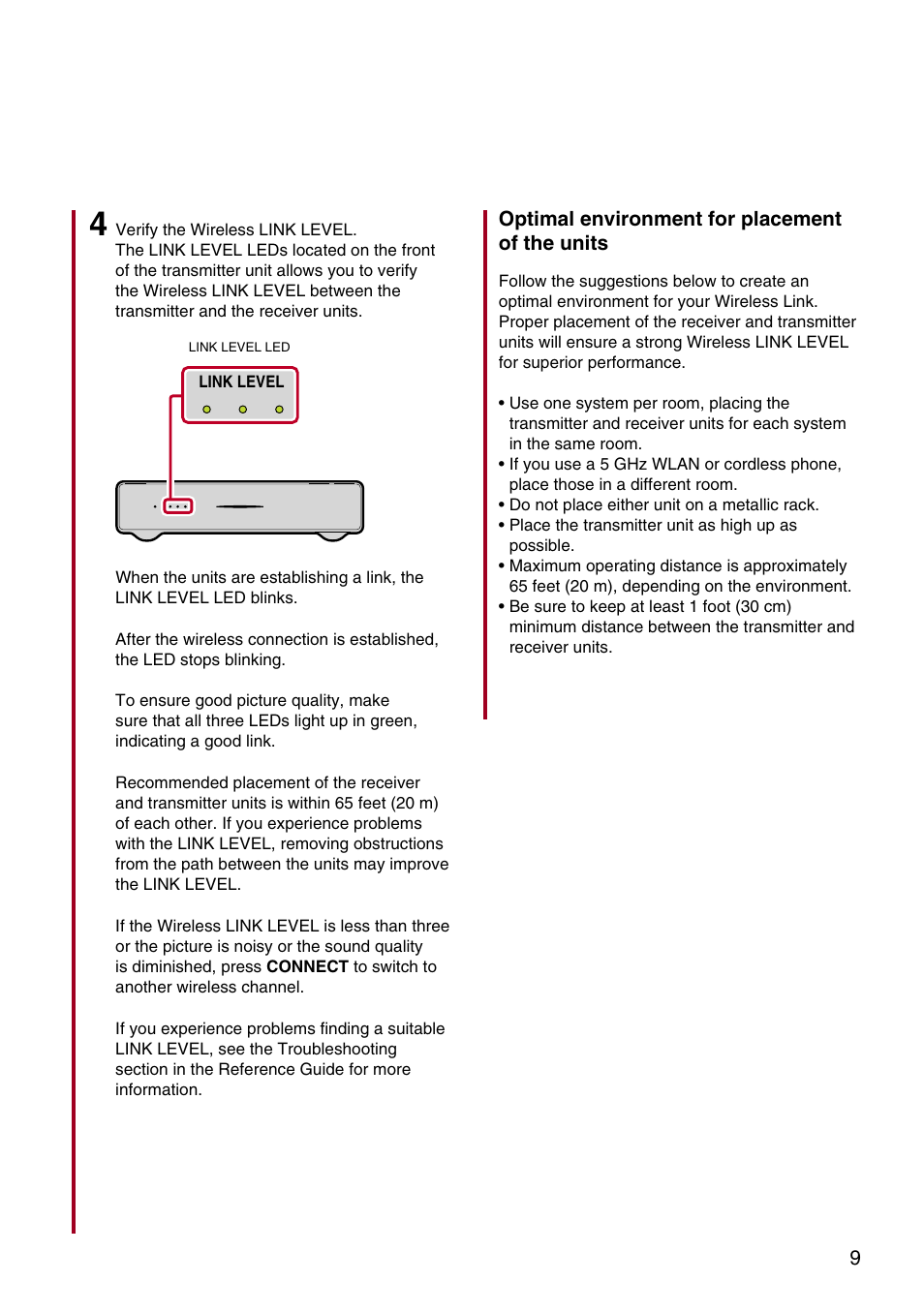 Sony DMX-WL1 User Manual | Page 9 / 16