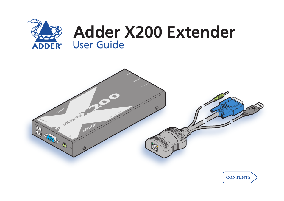 Adder Technology X200 User Manual | 21 pages