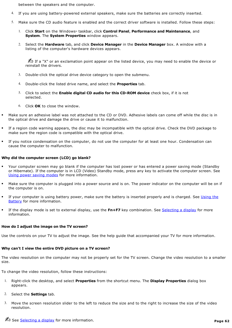 Sony PCG-K14 User Manual | Page 62 / 145