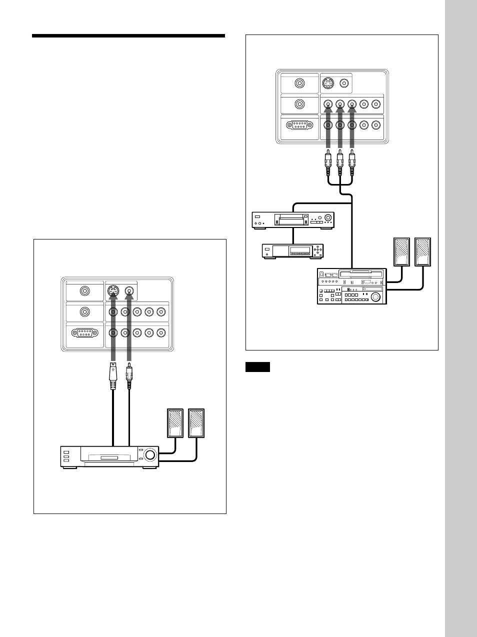 Connecting, Setting up and pr ojecting, For details on setting, see page 27 (gb) | Sony VPL-VW10HT User Manual | Page 15 / 124