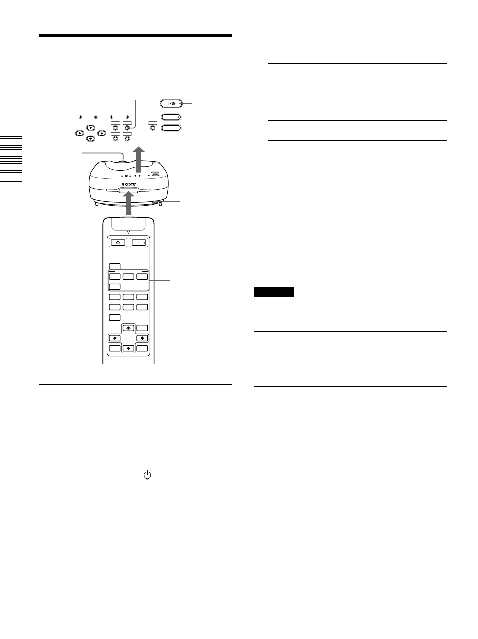 Projection | Sony VPL-VW10HT User Manual | Page 58 / 124