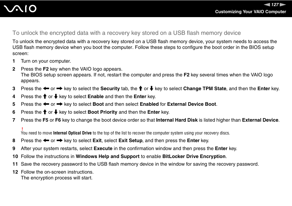 Sony VGN-SR290JVB User Manual | Page 127 / 227