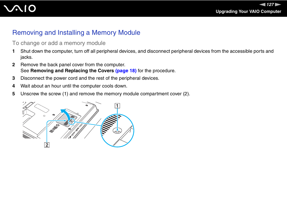 Sony VGC-LV170J User Manual | Page 127 / 208