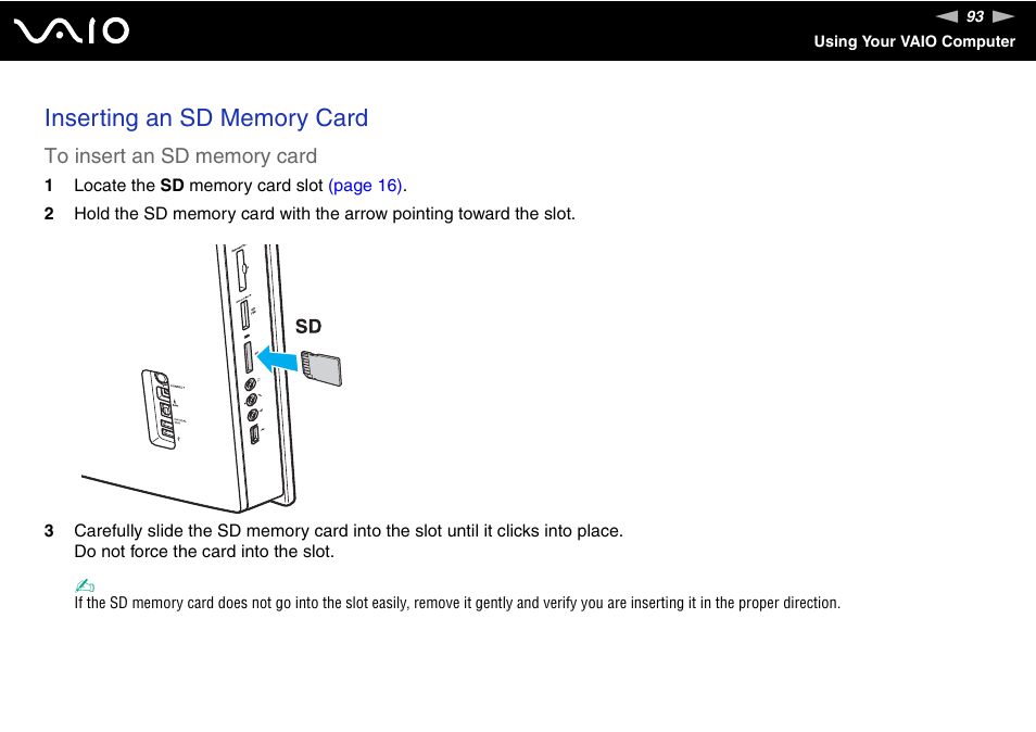 Sony VGC-LV170J User Manual | Page 93 / 208