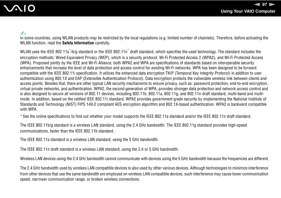 Sony VGC-LV170J User Manual | Page 97 / 208