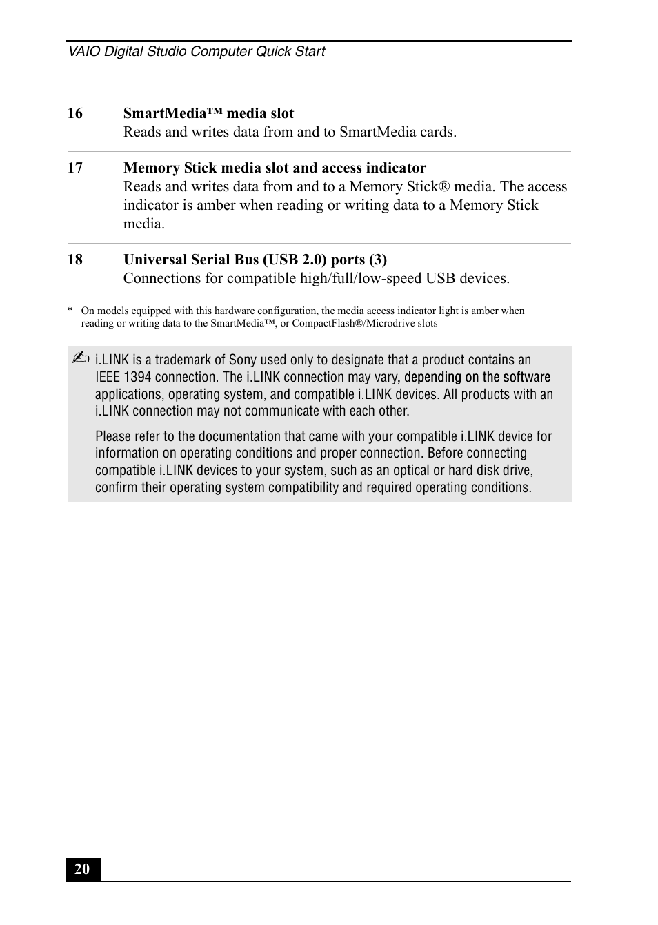 Sony PCV-RZ40C User Manual | Page 20 / 52