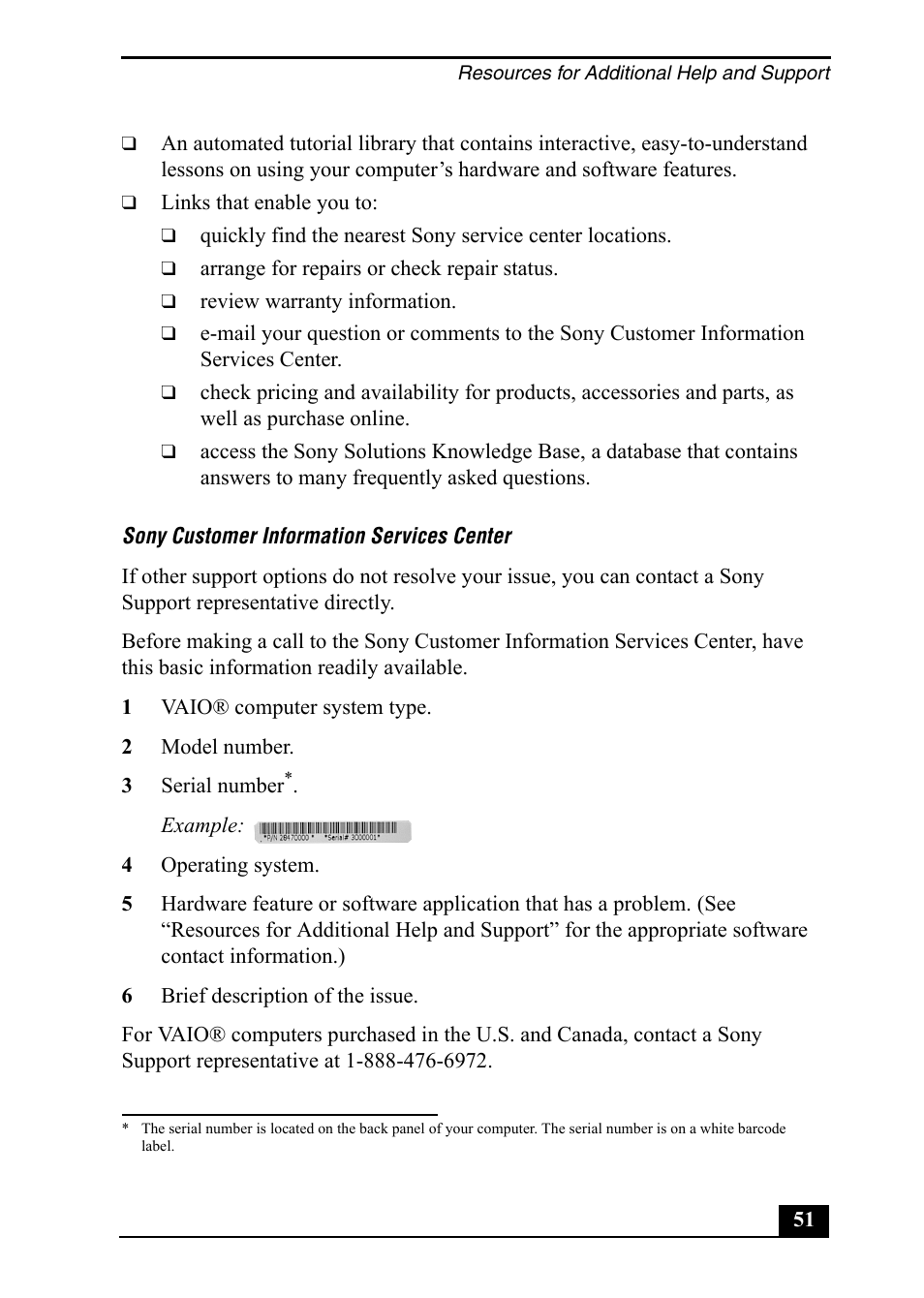 Sony PCV-RZ40C User Manual | Page 51 / 52