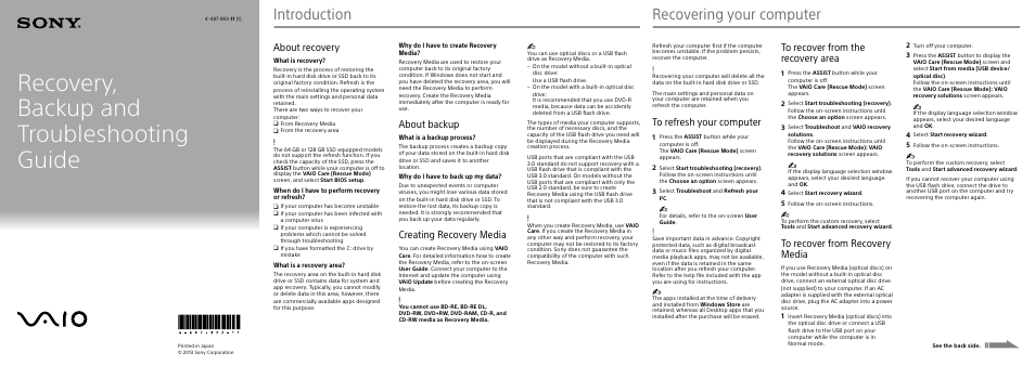 Sony SVD13223CXB User Manual | 2 pages