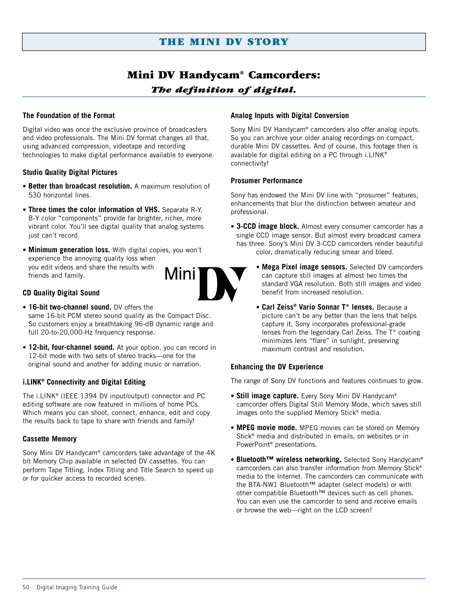 Sony DCR-TRV18 User Manual | 1 page