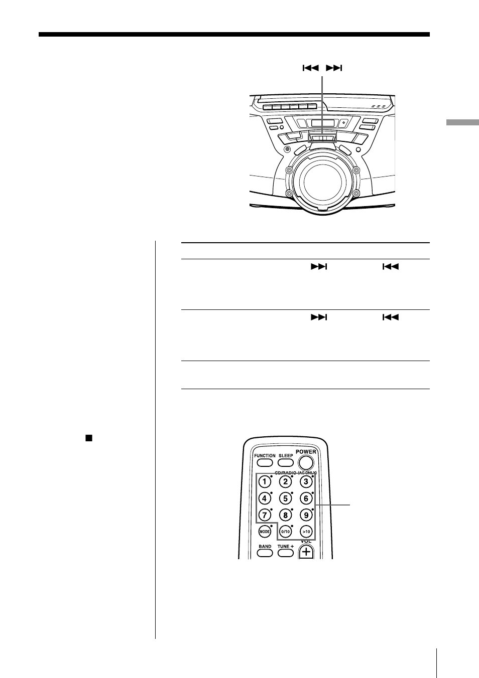 Locating a specific point in a track | Sony CFD-G30 User Manual | Page 13 / 36