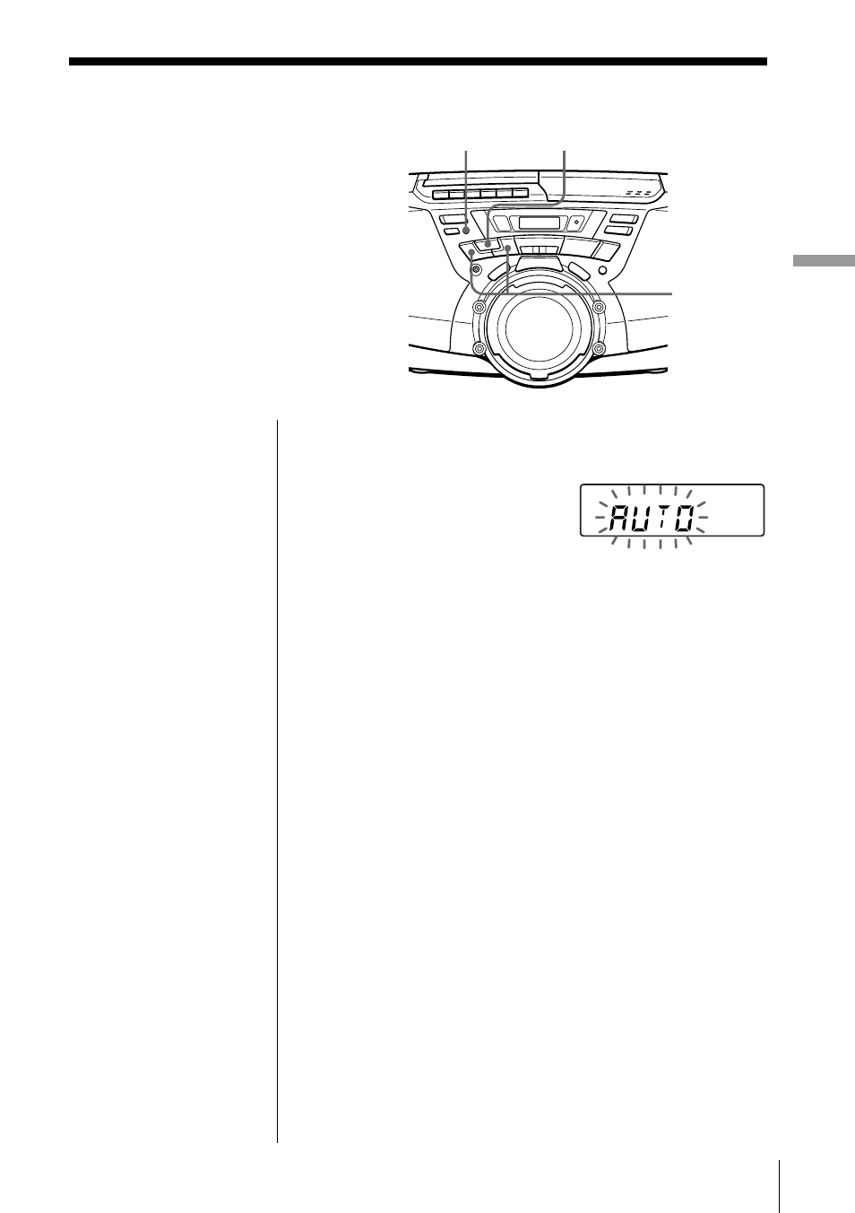 Presetting radio stations, The radio | Sony CFD-G30 User Manual | Page 19 / 36