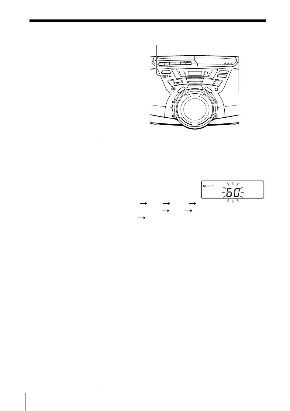 The timer, Falling asleep to music | Sony CFD-G30 User Manual | Page 22 / 36