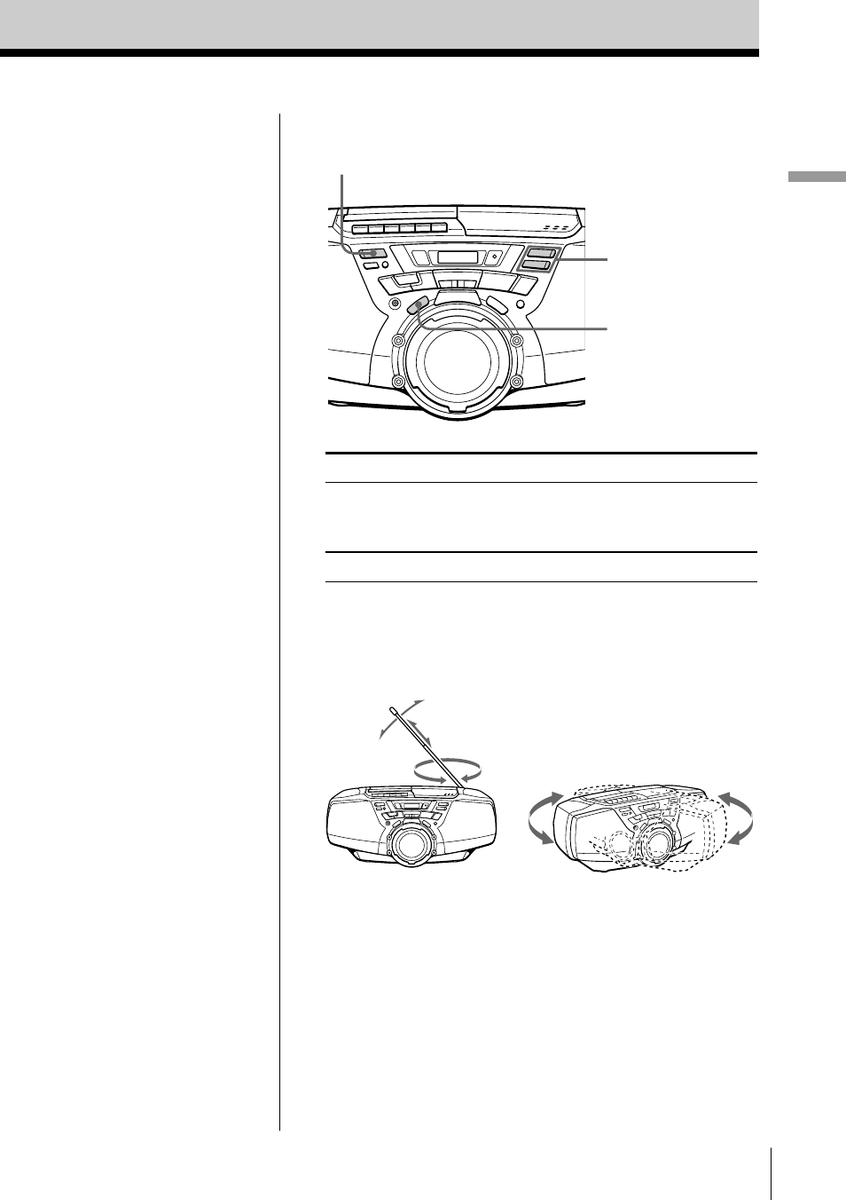 Basic operations 7 | Sony CFD-G30 User Manual | Page 7 / 36