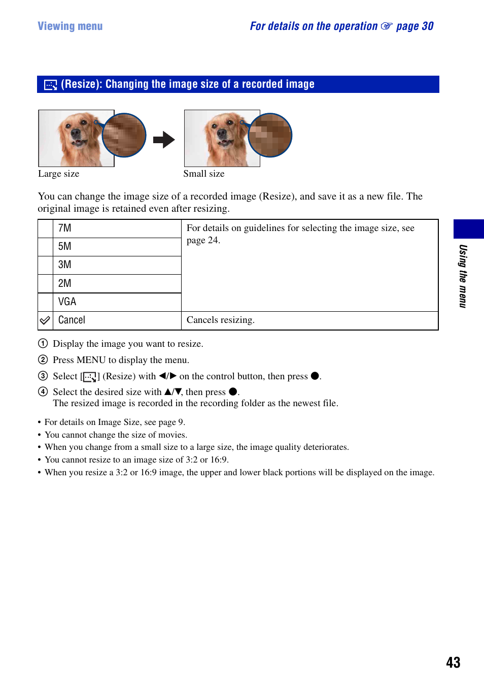 Sony DSC-S700BDL User Manual | Page 43 / 101