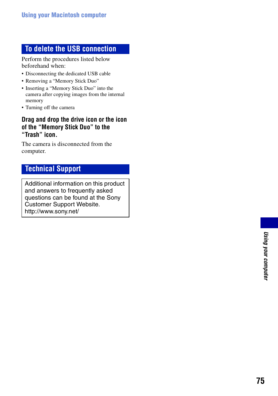Sony DSC-S700BDL User Manual | Page 75 / 101
