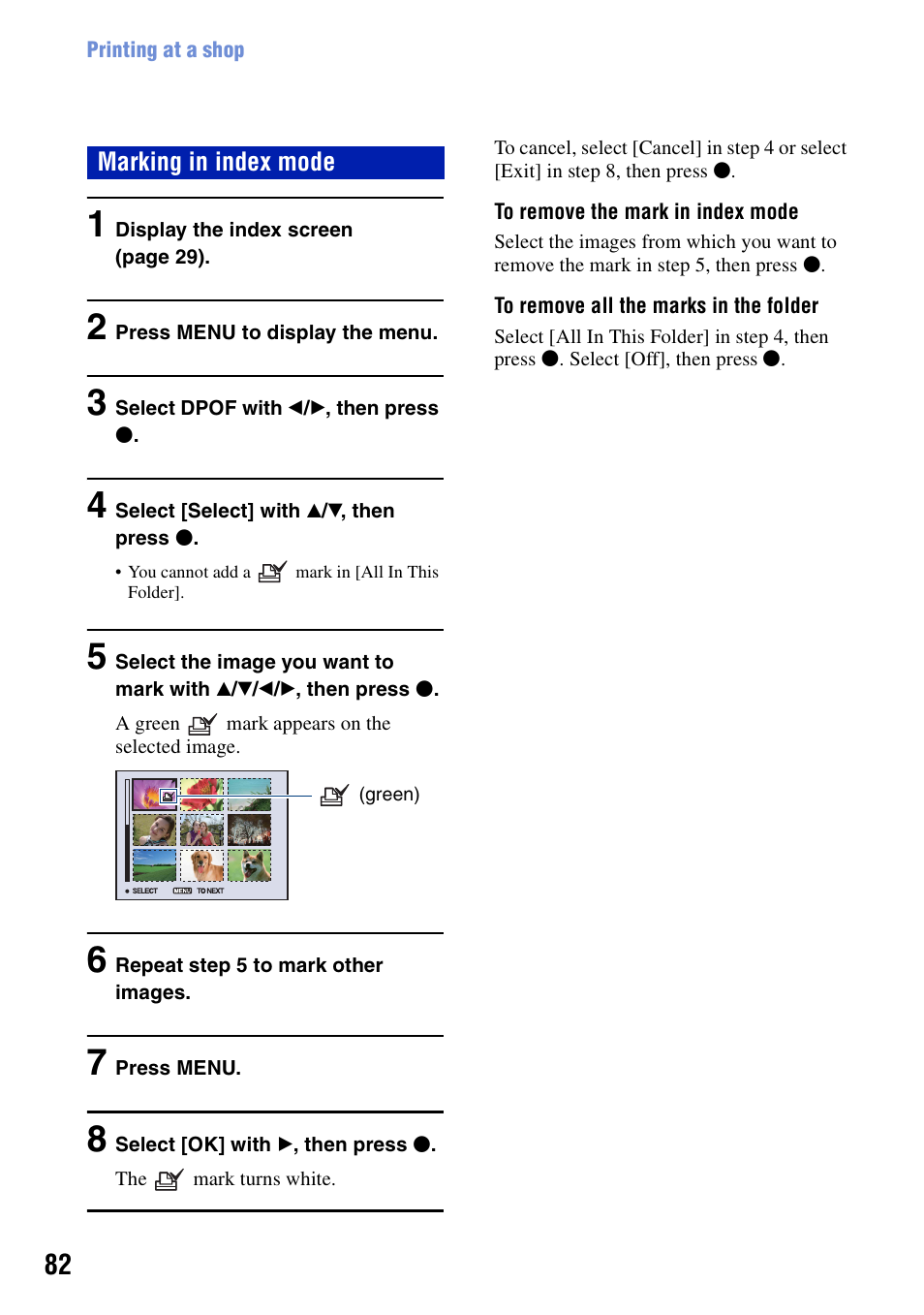 Sony DSC-S700BDL User Manual | Page 82 / 101