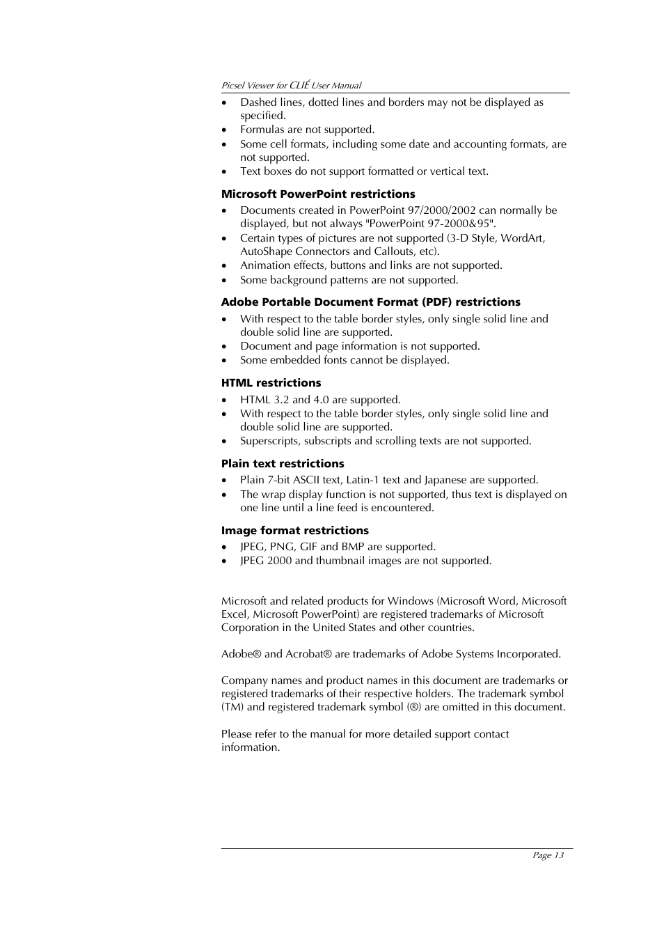 Sony PEG-UX40 User Manual | Page 13 / 20