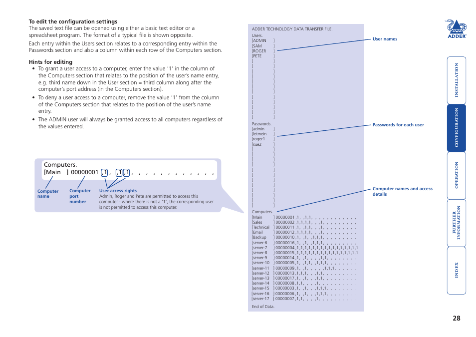 Adder Technology AdderView CATx 1000 User Manual | Page 29 / 54