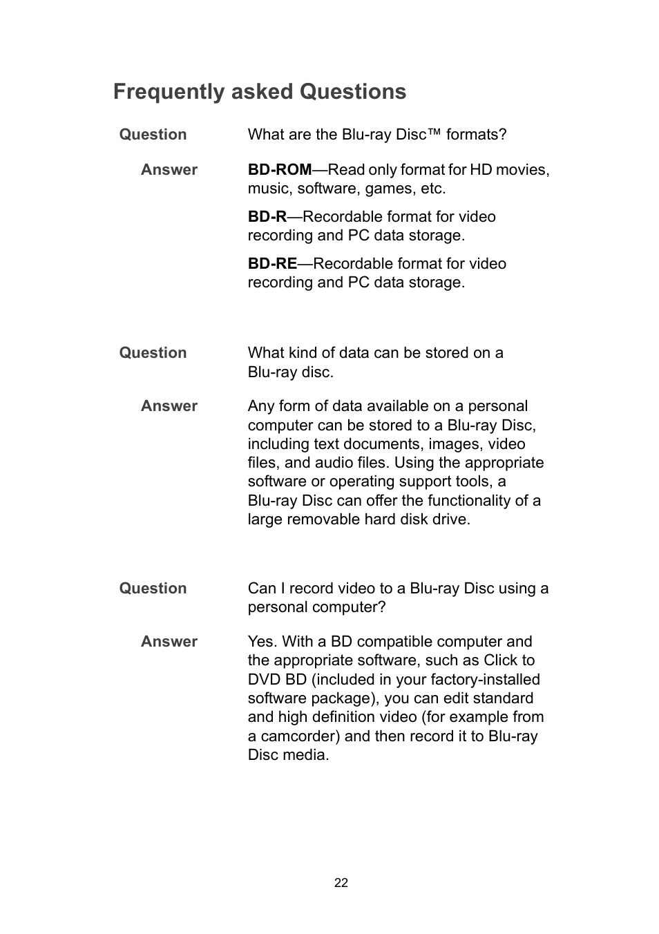 Frequently asked questions | Sony VGN-FZ190 User Manual | Page 26 / 32