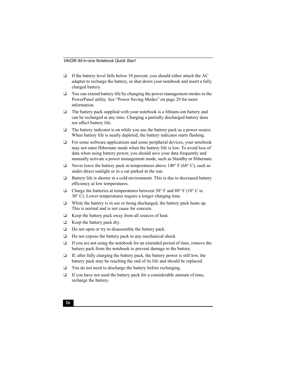 Sony PCG-FX370 User Manual | Page 26 / 80