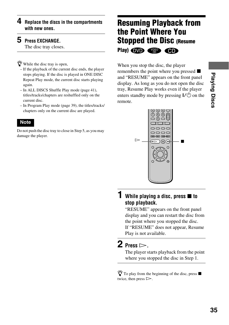 Sony DVP-NC600 User Manual | Page 35 / 80