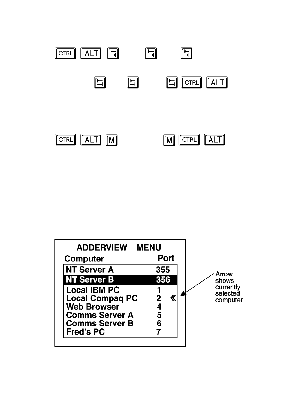 Ba bam m, Mmba ba | Adder Technology AdderView AV4OSD User Manual | Page 23 / 39