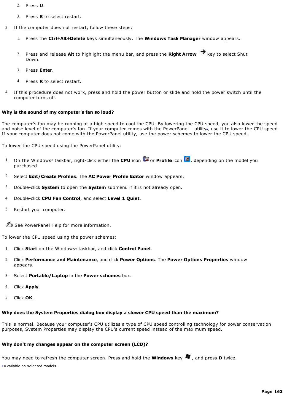 Sony PCG-Z1A User Manual | Page 163 / 164