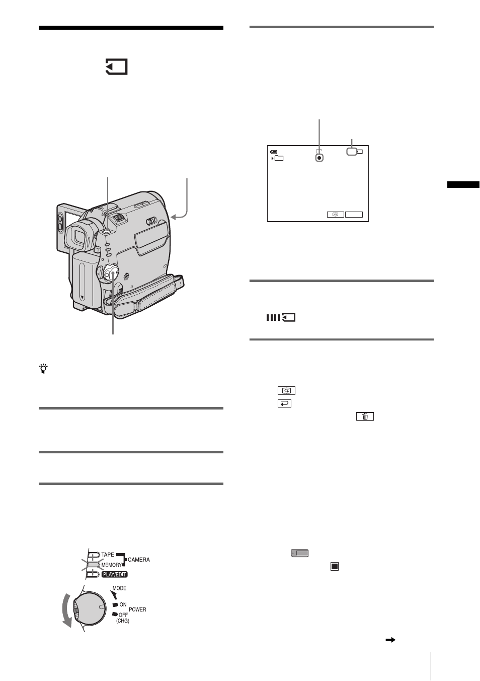 Recording still images – memory photo recording, Recording still images, Memory photo recording | Sony DCR-HC30 User Manual | Page 31 / 148