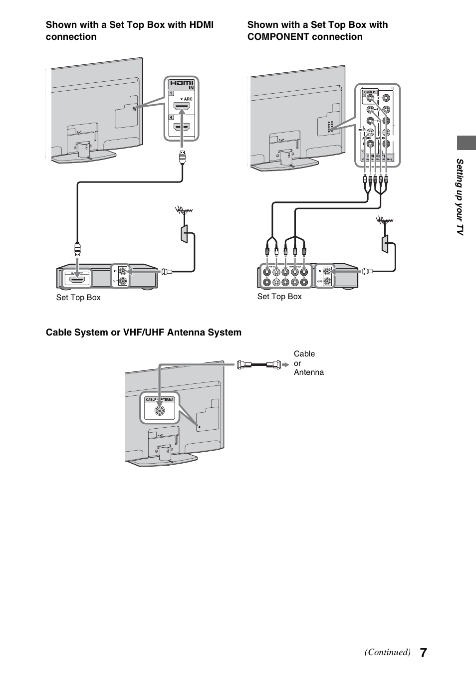 Sony KDL-52EX701 User Manual | Page 7 / 24