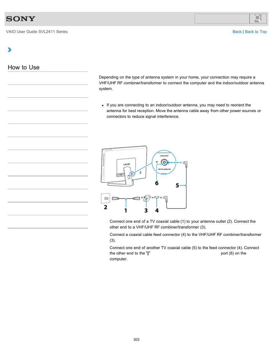 Details, How to use | Sony SVL241190X User Manual | Page 303 / 522