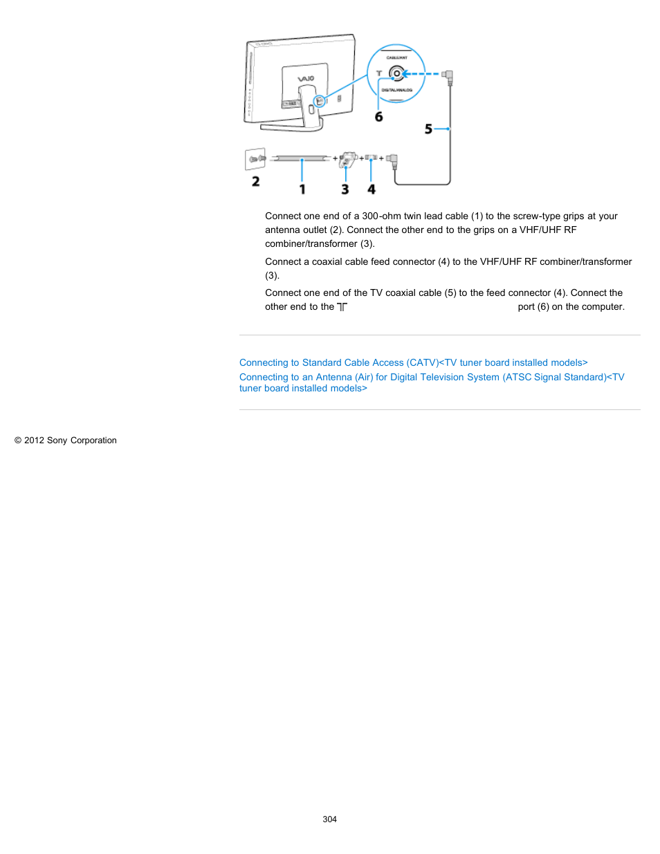 Sony SVL241190X User Manual | Page 304 / 522