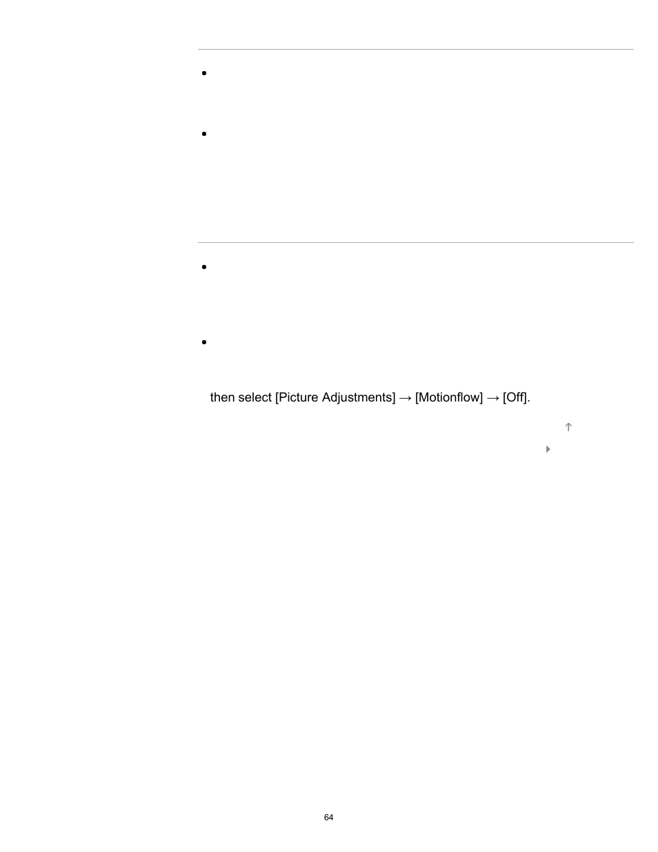 Available combinations of two pictures | Sony KDL-65W850A User Manual | Page 64 / 249