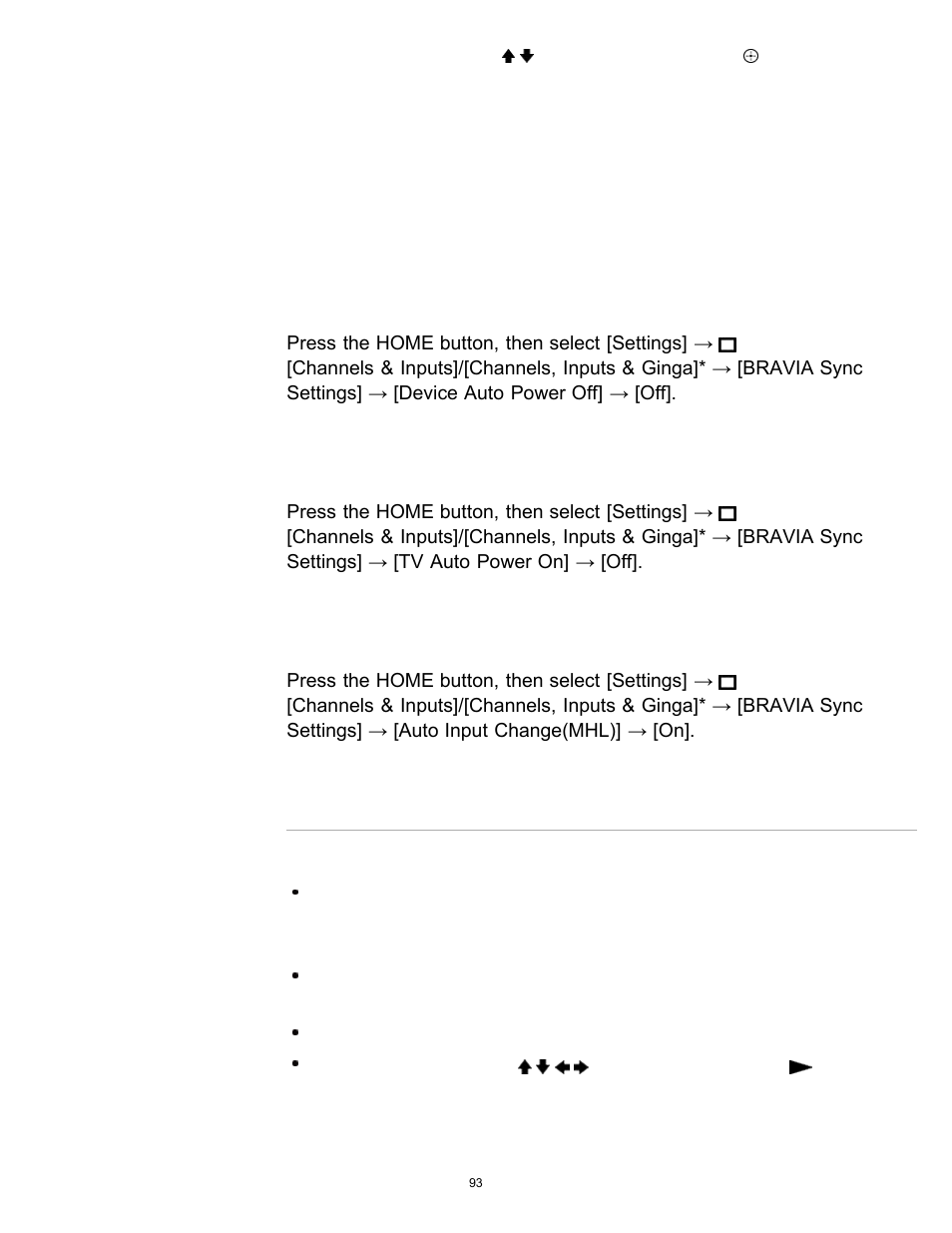 Sony KDL-65W850A User Manual | Page 93 / 249